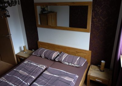 Schlafzimmer 1. OG Doppelbett